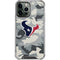 NFL Houston Texans Camo iPhone 15 Pro Max Clear Case